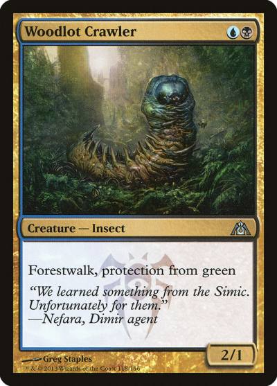 Woodlot Crawler 118 Dragon's Maze Magic card