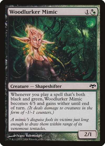 Woodlurker Mimic 130 Eventide Magic card