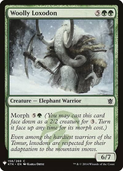 Woolly Loxodon PLST-KTK-158 The List Magic card