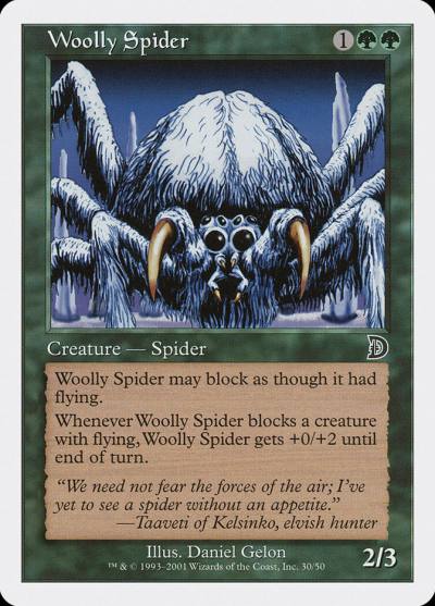 Woolly Spider DKM-30 Deckmasters Magic card