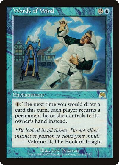 Words of Wind ONS-122 Onslaught Magic card