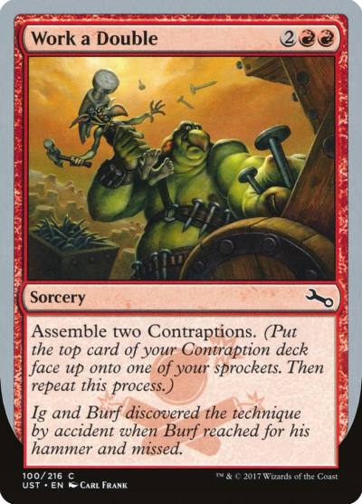 Work a Double UST-100 Unstable Magic card