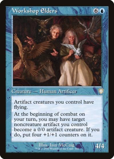 Workshop Elders BRC-102 The Brothers' War Commander Magic card