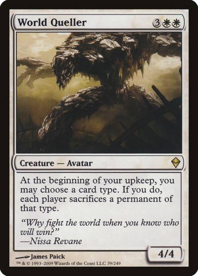 World Queller 39 Zendikar Magic card