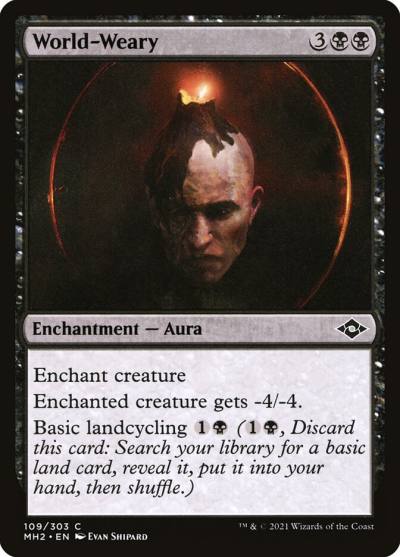 World-Weary MH2-109 Modern Horizons 2 Magic card