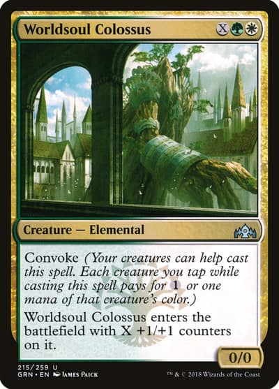 Worldsoul Colossus 215 Guilds of Ravnica Magic card