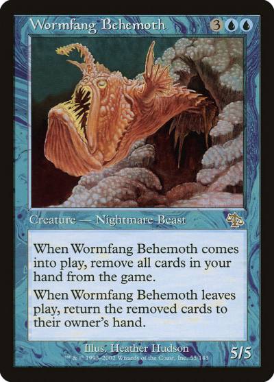 Wormfang Behemoth 55 Judgment Magic card