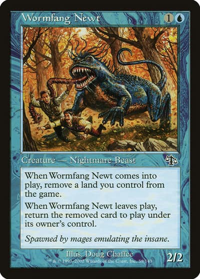 Wormfang Newt 59 Judgment Magic card