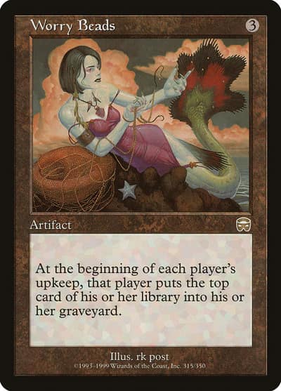 Worry Beads MMQ-315 Mercadian Masques Magic card