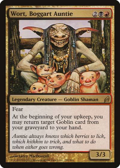 Wort, Boggart Auntie LRW-252 Lorwyn Magic card
