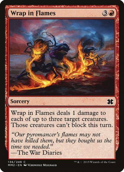 Wrap in Flames MM2-136 Modern Masters 2015 Magic card