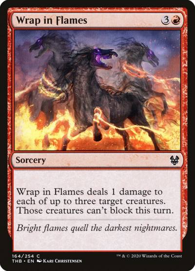 Wrap in Flames THB-164 Theros Beyond Death Magic card