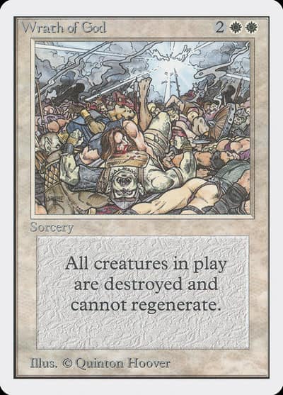 Wrath of God 2ED-46 Unlimited Edition Magic card