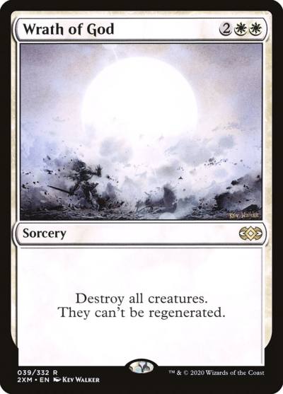 Wrath of God 2XM-39 Double Masters Magic card