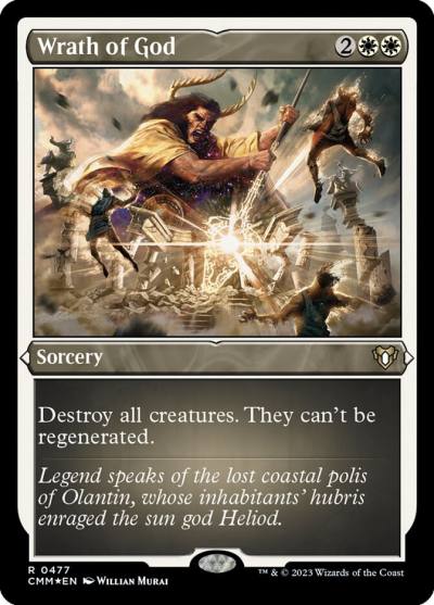 Wrath of God CMM-477 Commander Masters Magic card