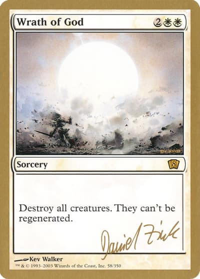 Wrath of God WC03-DZ58 World Championship Decks 2003 Magic card