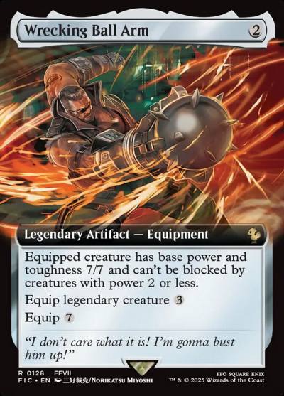 Wrecking Ball Arm FIC-128 Final Fantasy Commander Magic card