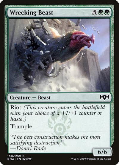 Wrecking Beast 150 Ravnica Allegiance Magic card