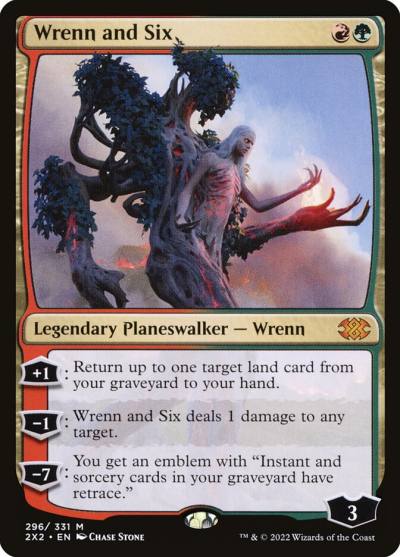 Wrenn and Six 2X2-296 Double Masters 2022 Magic card
