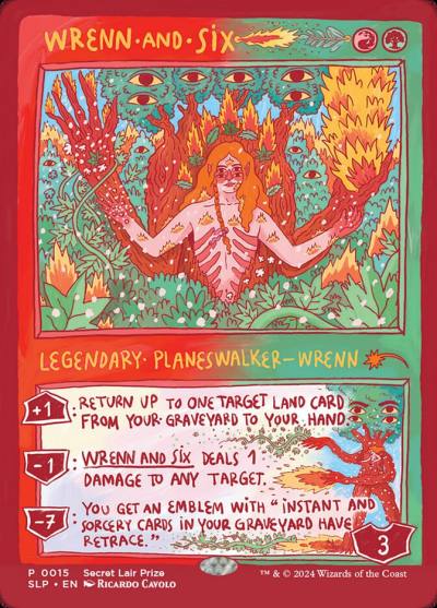 Wrenn and Six SLP-15 Secret Lair Showdown Magic card