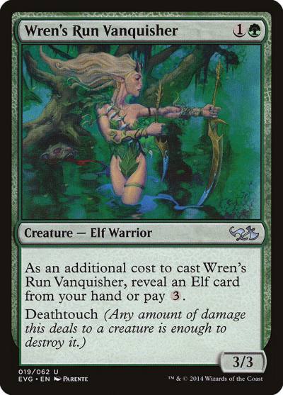 Wren's Run Vanquisher EVG-19 Duel Decks Anthology: Elves vs. Goblins Magic card