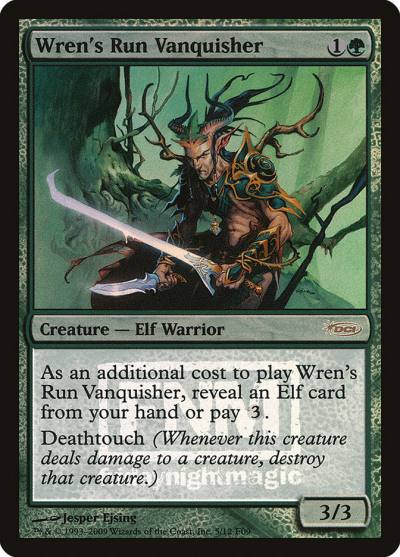Wren's Run Vanquisher F09-5 Friday Night Magic 2009 Magic card