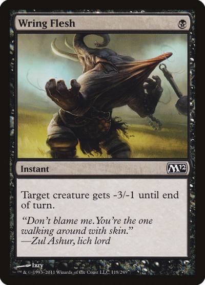 Wring Flesh M12-118 Magic 2012 Magic card