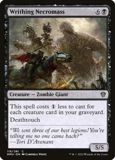 Writhing Necromass 115 Dominaria United Magic card