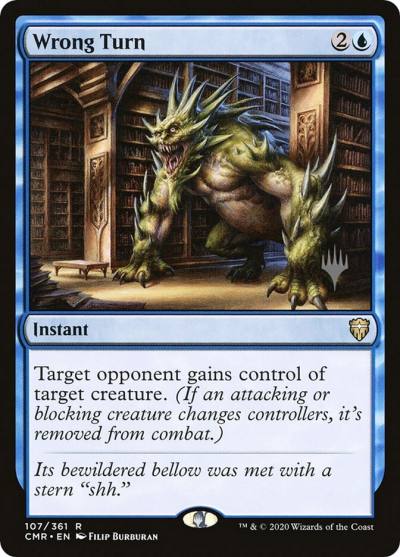 Wrong Turn PCMR-107P Commander Legends Promos Magic card