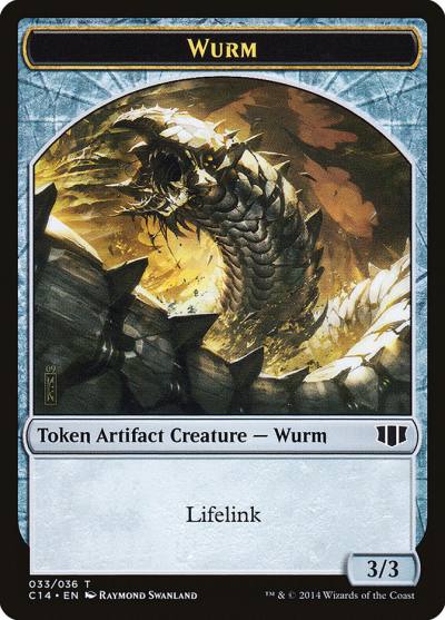 Wurm TC14-33 Commander 2014 Tokens Magic card