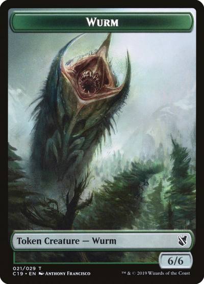 Wurm TC19-21 Commander 2019 Tokens Magic card