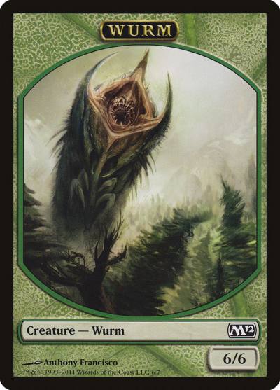 Wurm TM12-6 Magic 2012 Tokens Magic card