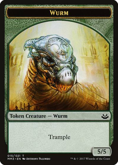 Wurm TMM3-15 Modern Masters 2017 Tokens Magic card