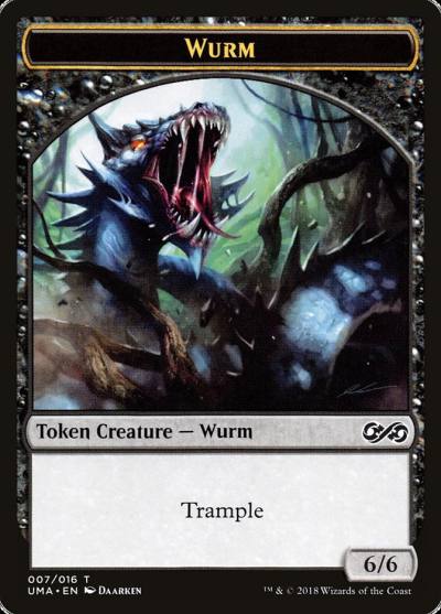 Wurm TUMA-7 Ultimate Masters Tokens Magic card