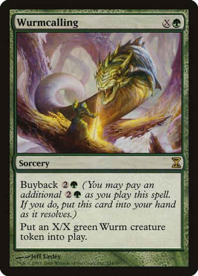 Wurmcalling TSP-234 Time Spiral Magic card