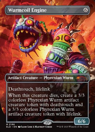 Wurmcoil Engine 2196 Secret Lair Drop Magic card