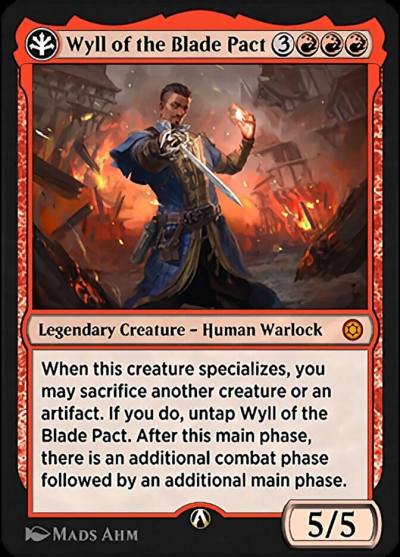 Wyll of the Blade Pact HBG-15R Alchemy Horizons: Baldur's Gate Magic card
