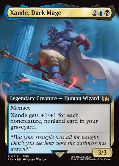 Xande, Dark Mage FIN-516 Final Fantasy Magic card