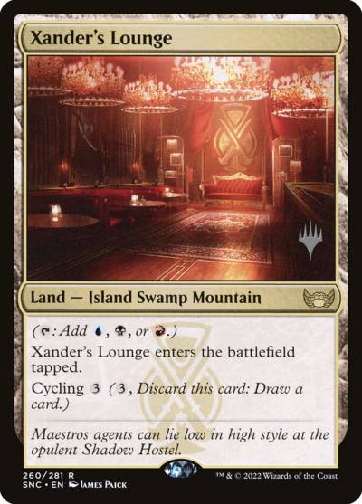 Xander's Lounge PSNC-260P Streets of New Capenna Promos Magic card