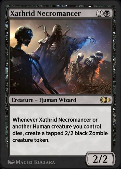 Xathrid Necromancer PIO-120 Pioneer Masters Magic card