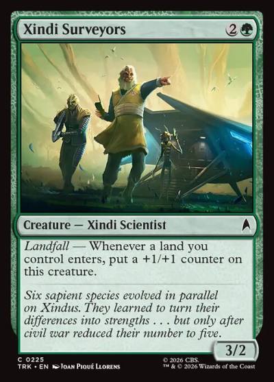 Xindi Surveyors TRK-225 Star Trek Magic card