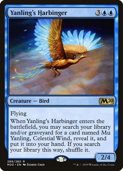 Yanling's Harbinger 289 Core Set 2020 Magic card