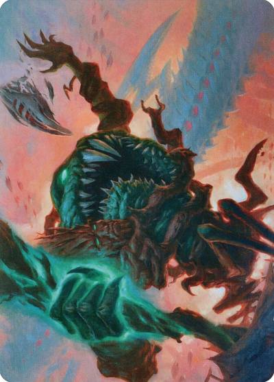 Yargle and Multani // Yargle and Multani AMOM-53 March of the Machine Art Series Magic card