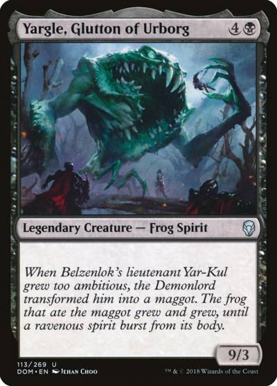 Yargle, Glutton of Urborg DOM-113 Dominaria Magic card