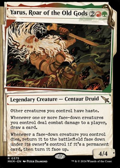 Yarus, Roar of the Old Gods MKM-375 Murders at Karlov Manor Magic card