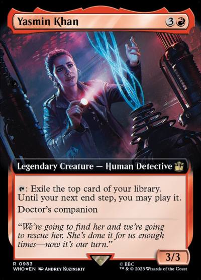 Yasmin Khan WHO-983 Doctor Who Magic card