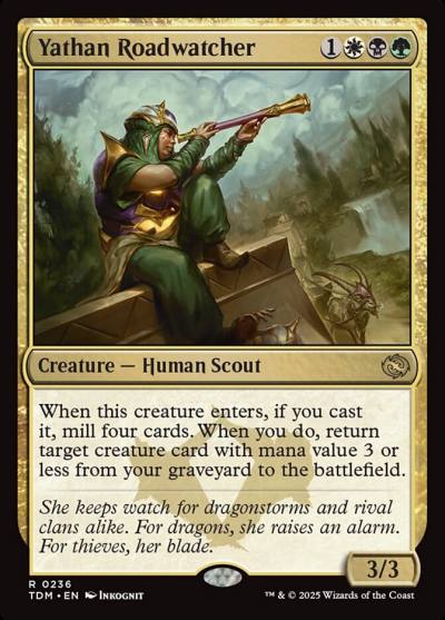 Yathan Roadwatcher TDM-236 Tarkir: Dragonstorm Magic card