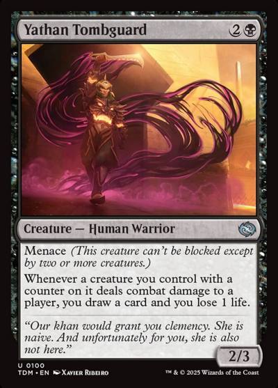 Yathan Tombguard TDM-100 Tarkir: Dragonstorm Magic card