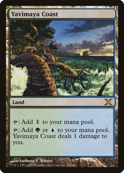 Yavimaya Coast 10E-363 Tenth Edition Magic card