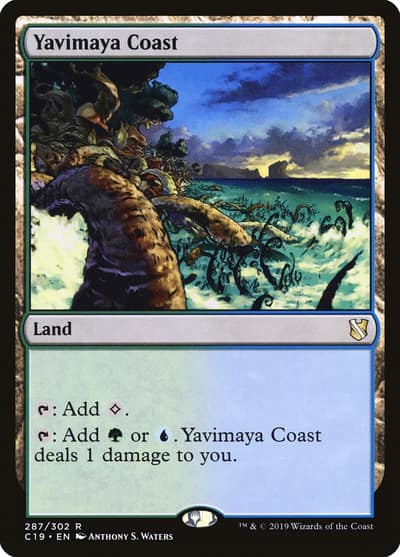 Yavimaya Coast C19-287 Commander 2019 Magic card